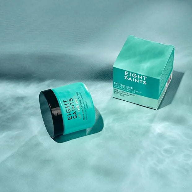 Eight Saints Skin Care Up the Anti Night Cream Face Moisturizer to Reduce Fine Lines and Wrinkles, Natural and Organic Ant...