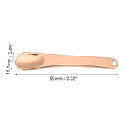 VOCOSTE 4 Pcs Makeup Spatula Mini Spoon, Eye Cream Massage Sticks Beauty Scoop, for Facial Cosmetic Face Cream, Zinc Alloy...