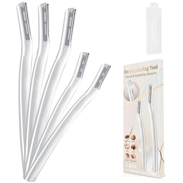 Face Razors for Women, Dermaplane Razor for Women Face, Eyebrow Razor, Facial Razors, Dermaplaning Tool, Gentle Skin Exfol...