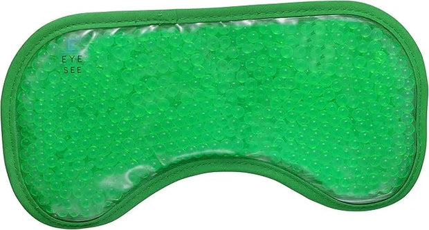 Eye See Plush Gel Eye Mask for Puffy Eyes, Green - Cold Eye mask to Treat Dark Circles, Sinuses, Dry Eyes, and for Allergy...