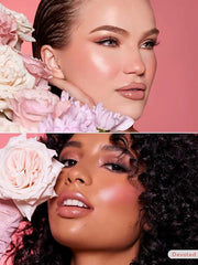 SHEGLAM Color Bloom Dayglow Liquid Blush Makeup for Cheeks Shimmer Finish - Devoted - Product Image