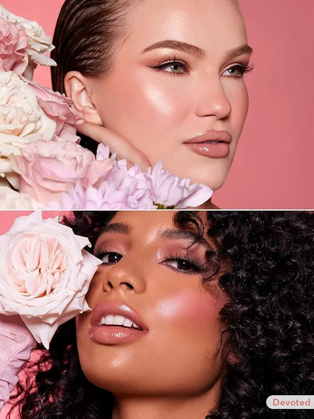 SHEGLAM Color Bloom Dayglow Liquid Blush Makeup for Cheeks Shimmer Finish - Devoted - Product Image