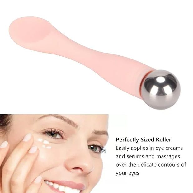 Eye Cream Applicator Wand, Eye Cream Spatula Roller Face Roller Massager Tool Eye Massage Stick for Reducing Puffiness Wri...