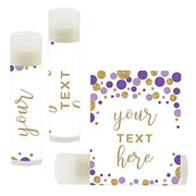 Andaz Press Personalized Lip Balm Party Glitter