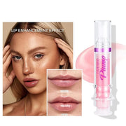 3PCS Plumping Lip Oil With Chili Extract - Fuller Lips Instantly! Ultra-Hydrating & Nourishing, Glossy Finish Lip Glow Oil...