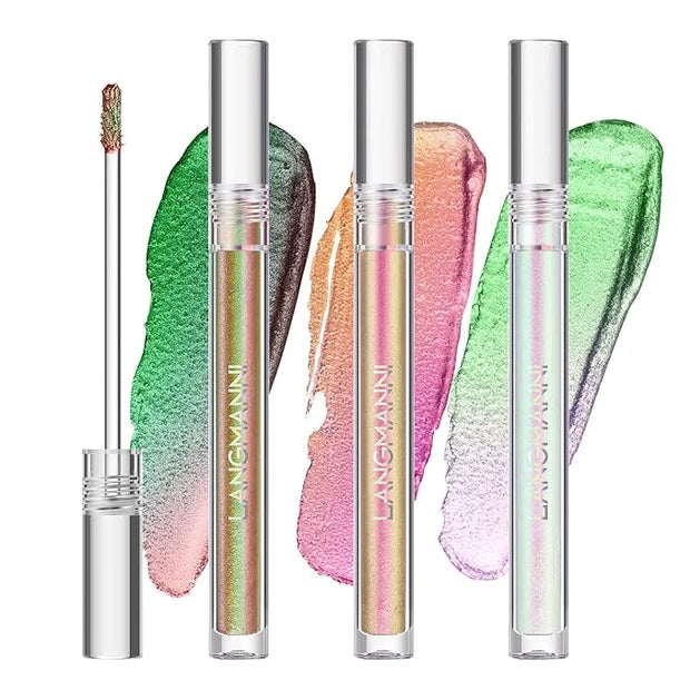 Jolilab Metallic Liquid Chameleon Eyeshadow, Multi-Dimensional Eye Looks, Long-lasting Holographic Glitter Multichrome Eye...