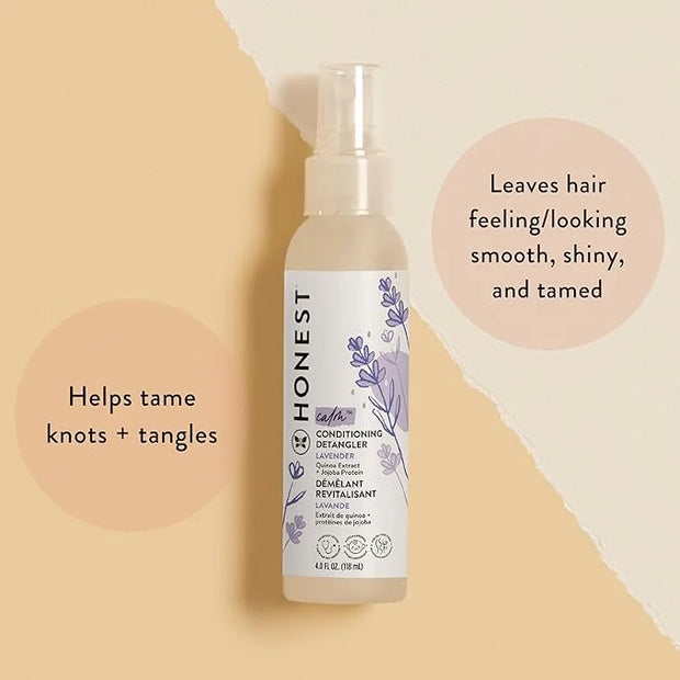 The Honest Company Conditioning Hair Detangler | Leave-In Conditioner + Fortifying Spray | Tear-Free, Cruelty-Free, Hypoal...