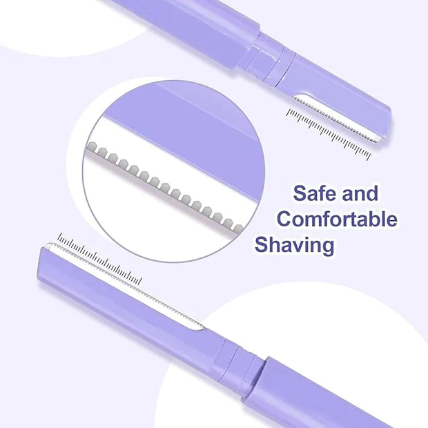 Dermaplane Razor for Women Face & Eyebrow - Dermaplaning Tool for Peach Fuzz Facial Hair Removal,High Precision Blade for ...