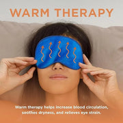 Warm Compress Eye Mask - Moist Heat Compress for Irritated Eyes and Eyelid Lumps and Bumps - Product Image