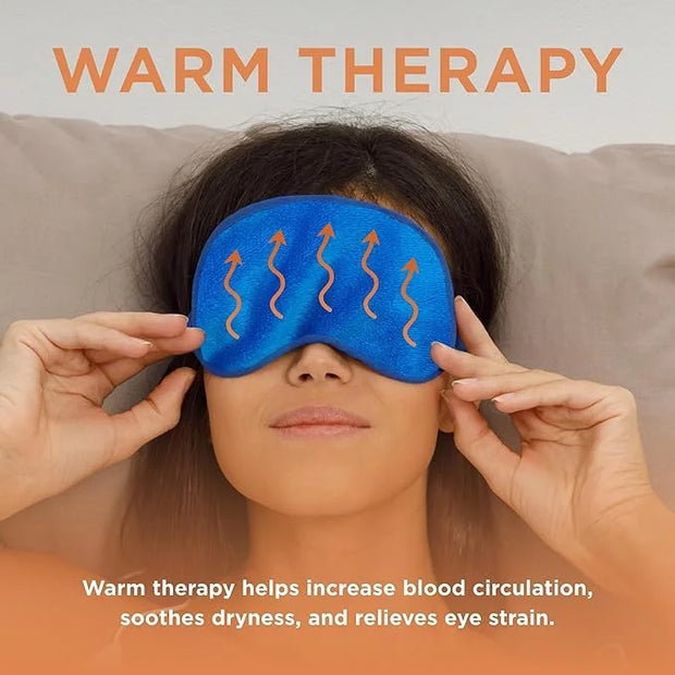 Warm Compress Eye Mask - Moist Heat Compress for Irritated Eyes and Eyelid Lumps and Bumps - Product Image