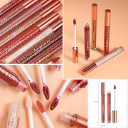 Rose Red Lip Gloss Lip Plumper Gloss Tinted Glitter Lipgloss Lip Oil Teens Moisturizing Lipstick Lip Balm High Shine And V...