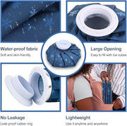 NEWGO Bundle of Cooling Eye Mask and Ice Bag 6 Inch - Product Image
