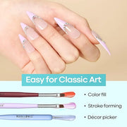 Modelones nail art brush set,