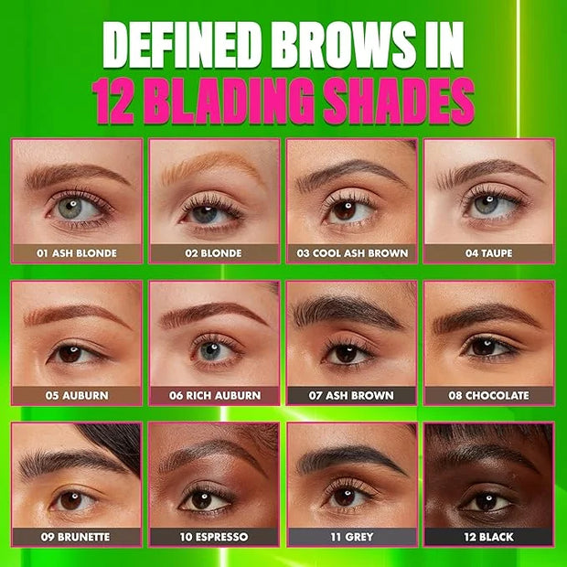 NYX PROFESSIONAL MAKEUP Blade & Shade Brow Pencil, Nano Mechanical Eyebrow Pencil, Up to 16HR Make Up Wear - Rich Auburn -...