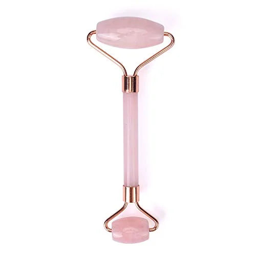 Jade Roller for Face –Rose Quartz Face Roller and Gua Sha Set for Skincare,Und #11 - Product Image