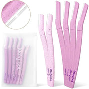 Eco-Friendly Women's Dermaplaning Razor - Multipurpose Exfoliating Tool with Anti-Cut Blades & Biodegradable Handle for Si...