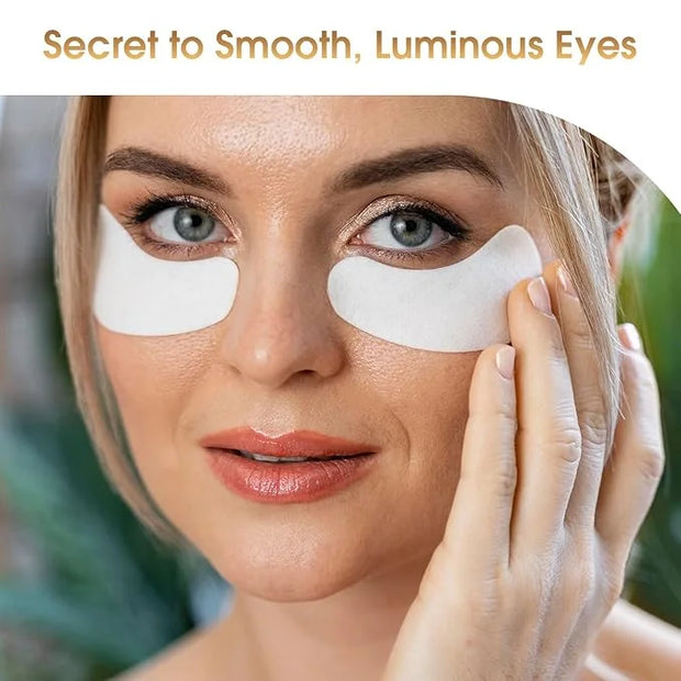 Under Eye Patches with Vitamin C & E - Dermatologist Tested Korean Eye Gel Patches for Puffy Eyes and Dark Circles - Hydra...
