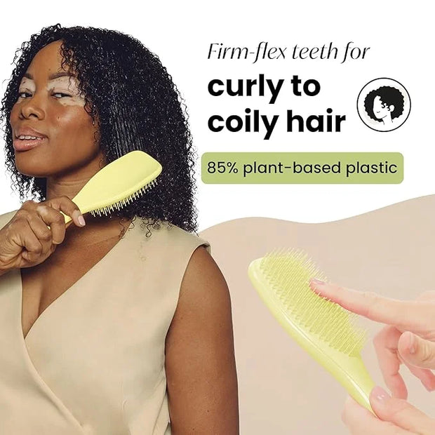 Tangle Teezer Plant-Based Ultimate Detangler Brush, Dry & Wet Hair Brush, Eliminates Knots & Reduces Breakage for Curly to...
