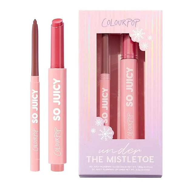 ColourPop Under the Mistletoe So Juicy Plumping Gloss Balm & Plumping Liner Kit (2 Count) - Product Image