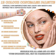 12 Colors Correcting Concealer Contour Makeup Palette, 6
