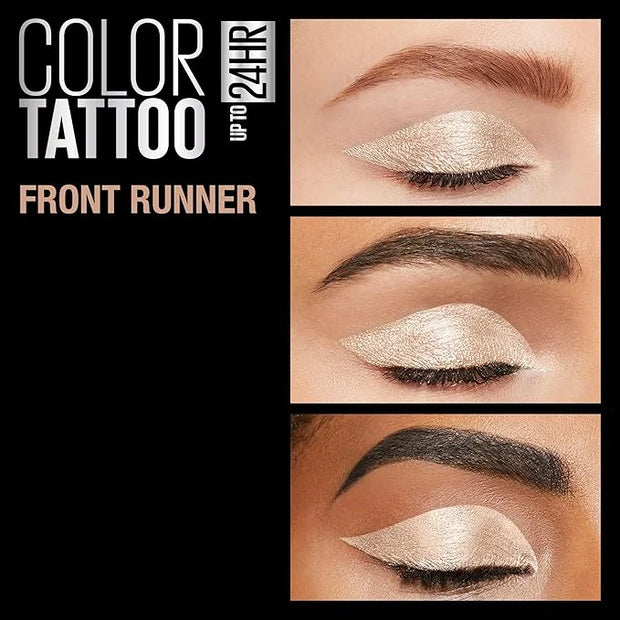 Maybelline New York Color Tattoo 24 Hour Longwear Cream Eyeshadow Makeup, Front Runner, 1 Count - Product Image