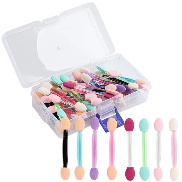 50PCS Chrome Nail Powder Applicator