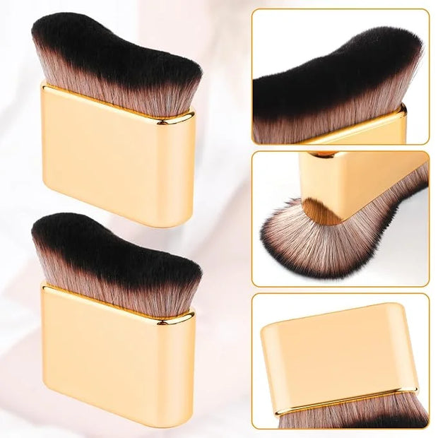 2pcs Self Tanning Brushes, Soft Bristles Body Makeup Brush Liquid Foundation Self Tan Blending Brush Tanning Brush Applica...