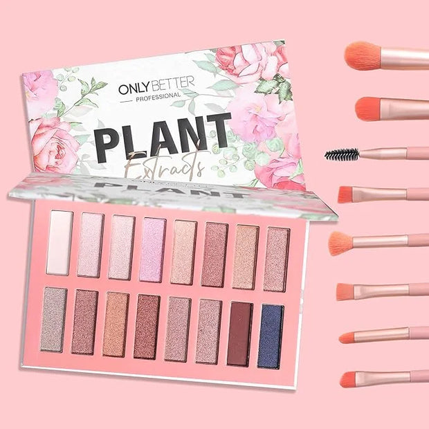 Vegan Eyeshadow Palette Organic Eyeshadow 16 Colors Highly