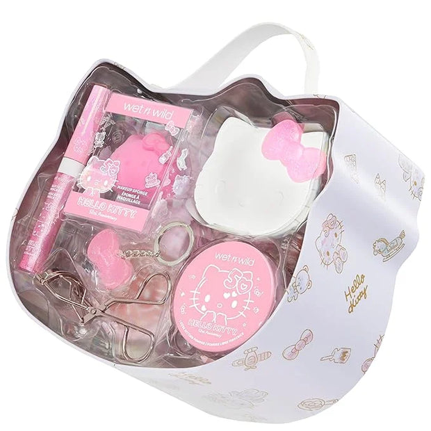 wet n wild Hello Kitty PR Box, Makeup Set with Versatile Unique looks, 2-Layered Keepsake Box, Buildable & Blendable Formu...