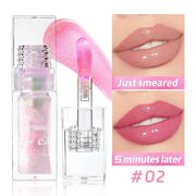 Magic Color Changing Lip Oil, Plumping Moisturizing Lip Gloss Oil, Long Lasting Nourishing Non-sticky Fresh Texture. (Pear...