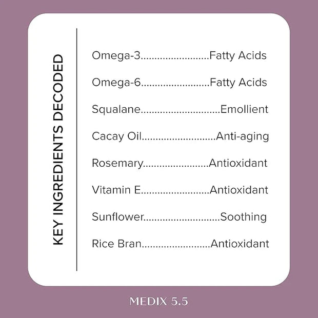 MEDIX Body & Face Moisturizer 20% Vitamin F Oil Hydrating Body Booster & Face Serum | Concentrated Vitamin F + Vitamin E O...