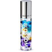 Blossom Roll on Lip Gloss, Scented Clear High Shine Moisturizing Lip Oil, Non Sticky, Infused with Real Flowers, Made in U...