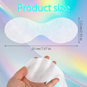 100 Sheets Disposable Non Woven Eye Care, Cotton Eye Mask Paper Paper Facial Eyes Pads Spa DIY Clear Eyes Mask Papers Beau...
