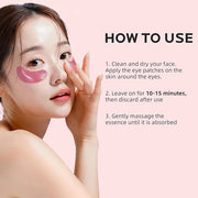 Dr. Pure Under Eye Patches for Puffiness: Caffeine Eye Mask for Dark Circles and Puffy Eyes with Niacinamide Hyaluronic Ac...