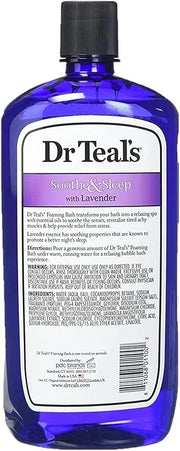 Dr. Teal's Foaming Bath Variety Gift Set (2 Pack, 34oz Ea.) - Soothe & Sleep Lavender, Glow & Radiance Vitamin C and Citru...