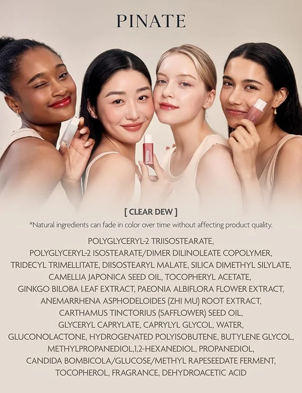 Natural Bloom Korean Lip Oil Serum 0.14 fl oz | Moisturizing Lip Booster Plumping Oil Serum Enriched w/Camellia & Safflowe...