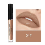 Vegan Moisturizing, Long Lasting Lip Gloss - Satin & Glitter - Allergen Free for Sensitive Skin - Neutral Brown by Dr. Lii...