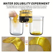 Under Eye Patches (30 Pairs) – 24K Gold Collagen Eye Masks for Puffy Eyes, Dark Circles, Bags, and Wrinkles – Soothes, Smo...