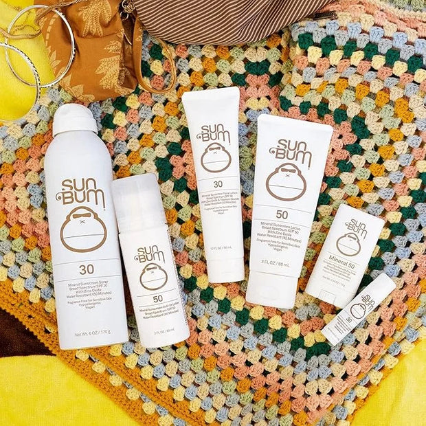 Sun Bum Mineral SPF 30 Non-Tinted Sunscreen Face Lotion | Vegan and Hawaii 104 Act Compliant (Octinoxate & Oxybenzone Free...