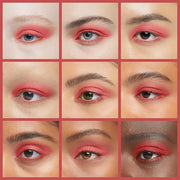 Erinde Single Red Matte Eyeshadow Palette, High Pigmented Eye Shadow Powder, Long Lasting, Ultra-Blendable, Intense Color ...