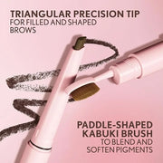 Covergirl Clean Fresh Brow Filler Pomade, 500 Medium Brown, Eyebrow Pencil, Ultra-Precise Tip, Creamy Formula, Highly Pigm...