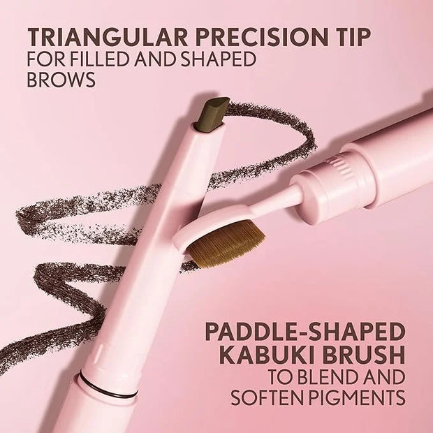 Covergirl Clean Fresh Brow Filler Pomade, 500 Medium Brown, Eyebrow Pencil, Ultra-Precise Tip, Creamy Formula, Highly Pigm...