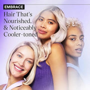 EVANYC Tone It Down Blonde Hair Shampoo, 1 L, Purple for Eliminating Brass & Yellow Tones, Vegan - Product Image