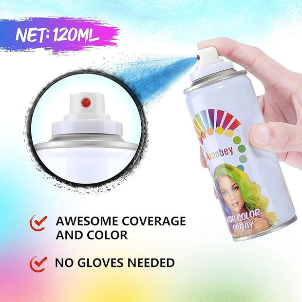 Temporary Hair Color Spray, Powder