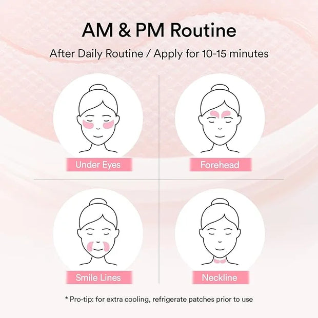 Abib PDRN Retinal Eye Patch Glow jelly 60 Patches, Korean Under Eye Patches for Puffy Eyes and Dark Circles, Anti-Wrinkle,...
