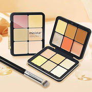 12 Colors Cream [Blush Contour Concealer Highlighter] Makeup Palette for Cheeks - All in One Makeup Palette Kit with Brush...