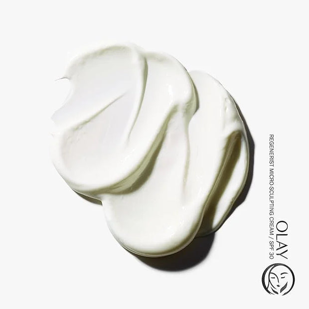Face Moisturizer by Olay Regenerist Microsculpting Cream With SPF 30 Sunscreen and Vitamin E for Advanced Anti-Aging, 50ml...