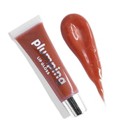 MAEPEOR Plumping Lipgloss 9 Colors Moisturizing Lip Plumper Shiny Jelly Lip Gloss (High Shine, 05#Brown Red) - Product Image