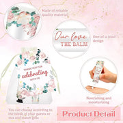 25 Set Wedding Lip Balms and Wedding(Floral)
