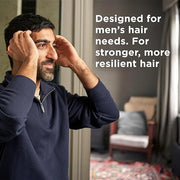 DOVE MEN + CARE Purifying Shampoo Charcoal + Clay 2 Pk for Stronger, More Resilient Hair, with Plant-Based Cleansers, 31 o...